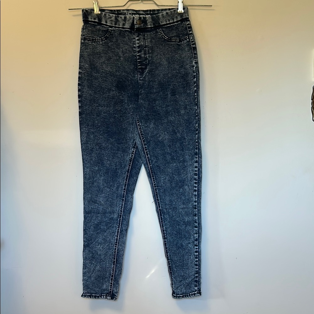No Bo super high rise stretch denim jeans size L(11-13) skinny ankle new w/o tag